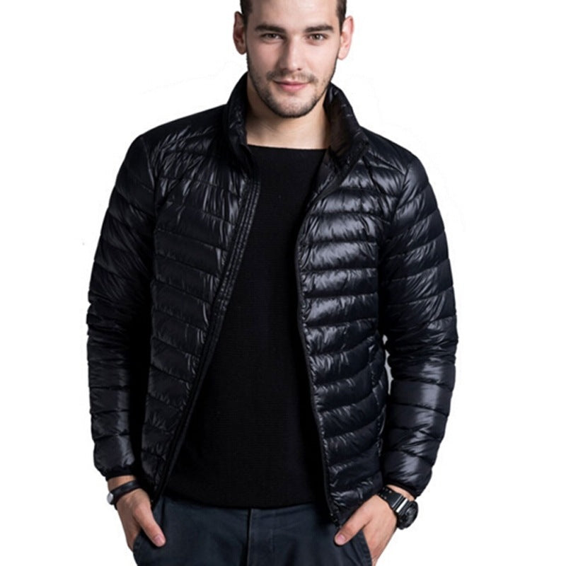 Men’s Duck Down Winter Jacket – Warm Puffer Coat Parka for Cold Weather Outdoor Wear LONDYN UPBRINGING