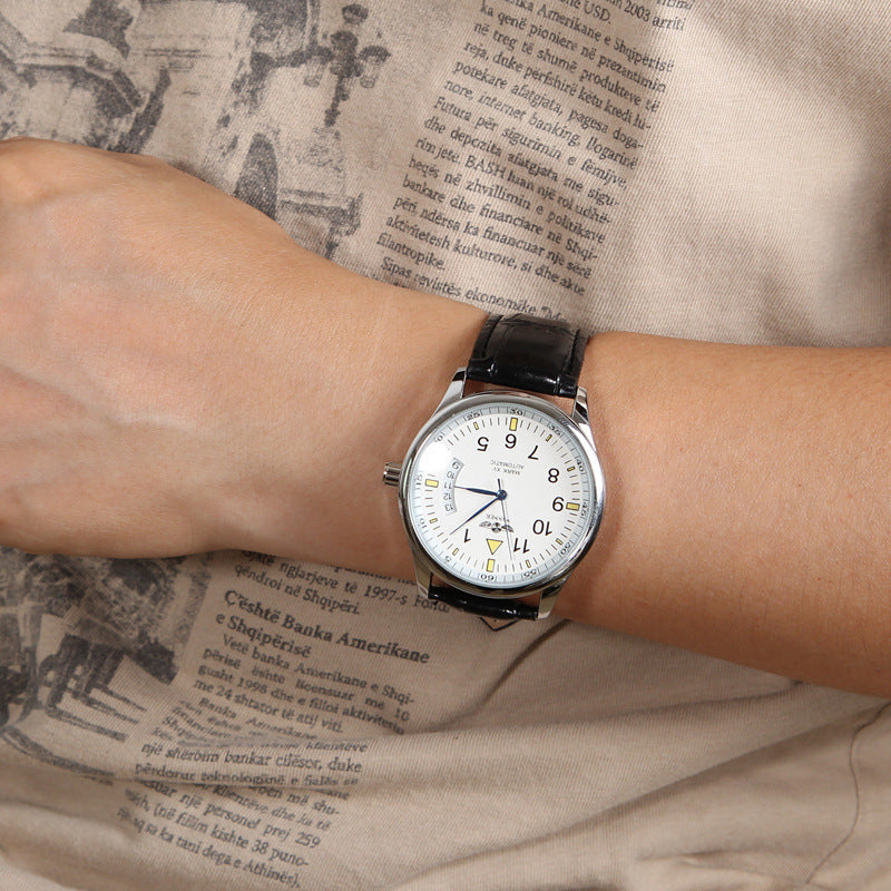 Automatic Mechanical Watch – Calendar Digital Timepiece for Men & Women LONDYN UPBRINGING