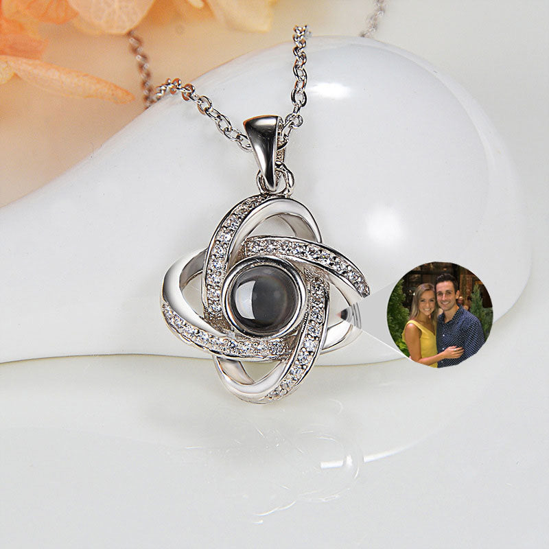 Original Nano Projection Pendant for Women | Secret Message Jewelry Anniversary Gift LONDYN UPBRINGING