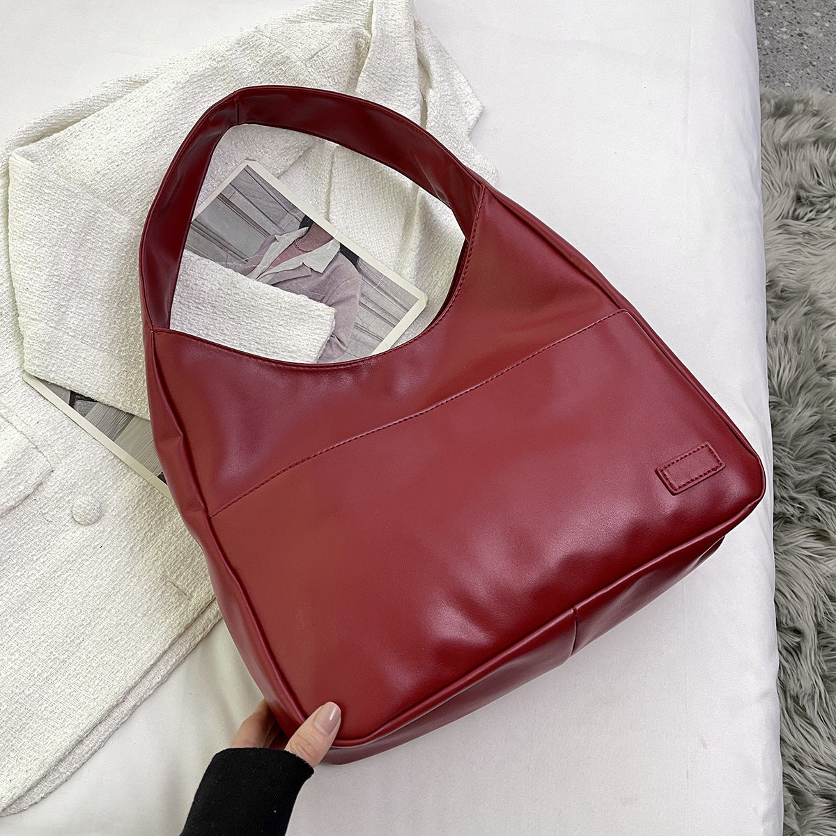 Fashion Large Capacity Tote Bag for Women – Casual Shoulder Handbag for Work, College, and Daily Commute LONDYN UPBRINGING