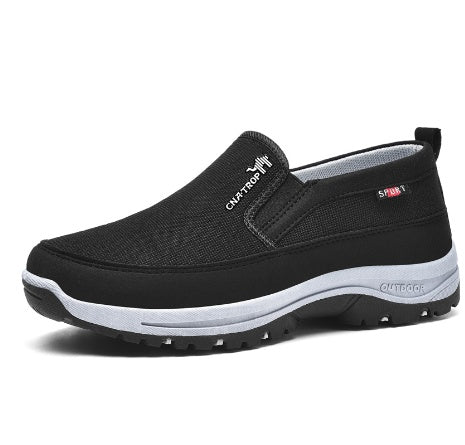Men’s Canvas Shoes – Soft-Bottom Casual Slip-On Sneakers for Breathable Comfort LONDYN UPBRINGING
