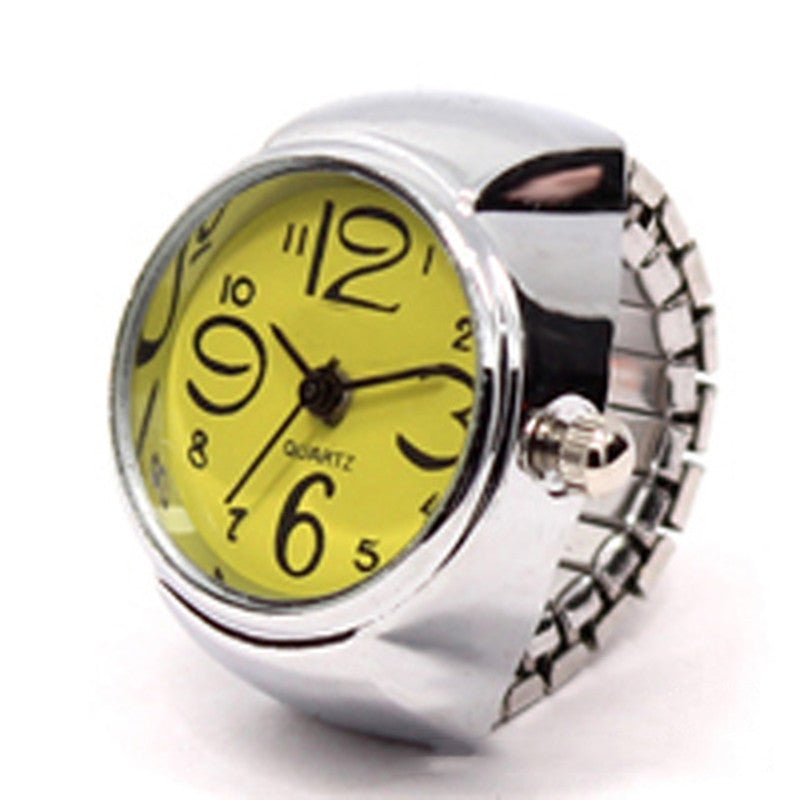 Personalized Ring Watch – Korean Fashion Alloy Silver Couple Watch for Men & Women LONDYN UPBRINGING