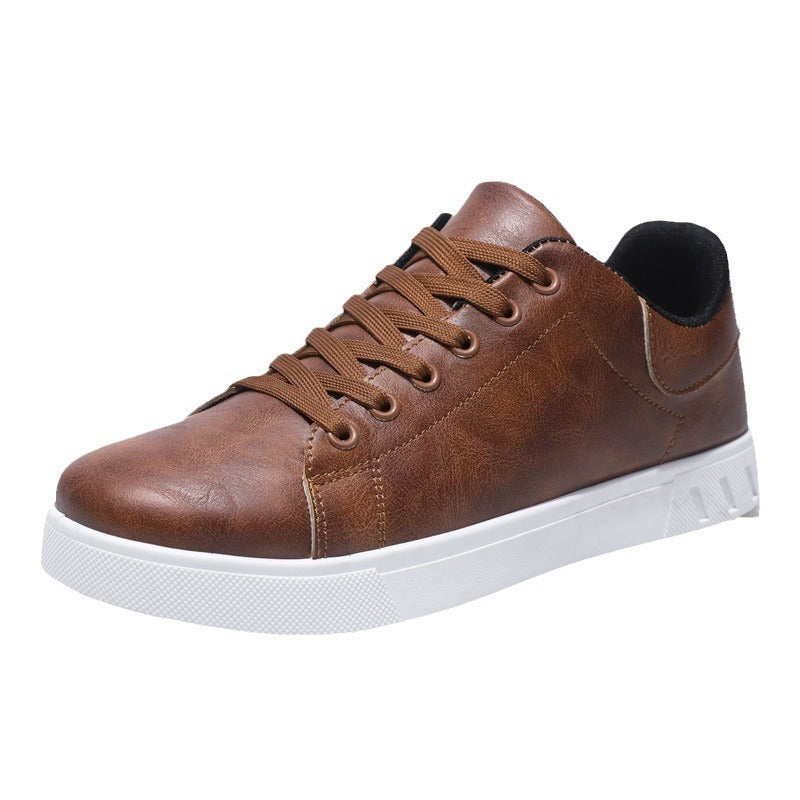 Men’s Lace-Up Flat Shoes – Fashionable Casual Sneakers for Everyday Comfort LONDYN UPBRINGING