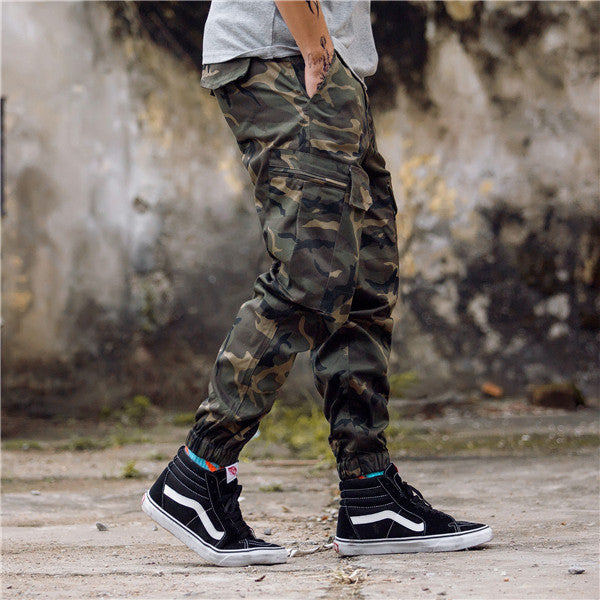 Men’s Camo Streetwear Pants – Slim Fit Jogger Harem Trousers for Casual Style LONDYN UPBRINGING