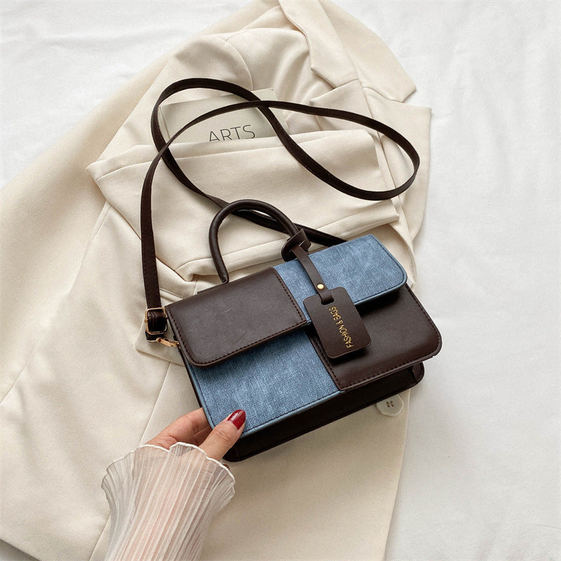 Popular Fashion Stitching Texture Shoulder Messenger Bag – Portable Handbag for Women LONDYN UPBRINGING