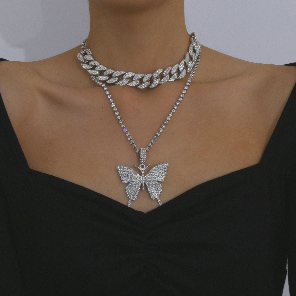 Diamond Butterfly Necklace for Women | Fine Gold & Silver Butterfly Pendant Jewelry LONDYN UPBRINGING