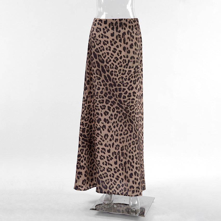 Women's Trendy Leopard Print Skirt: Fashion Mermaid Skirt Style LONDYN UPBRINGING