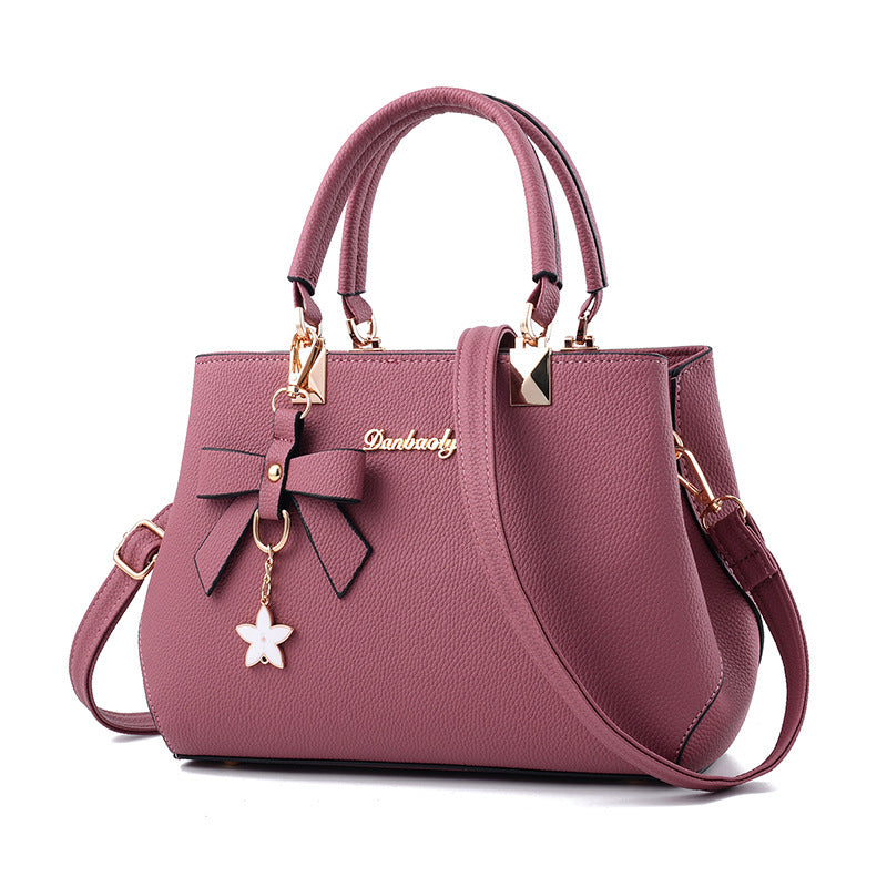 Women’s Shoulder Bag with Bowknot & Star Pendant – Cute Tote Handbag for Daily Use LONDYN UPBRINGING