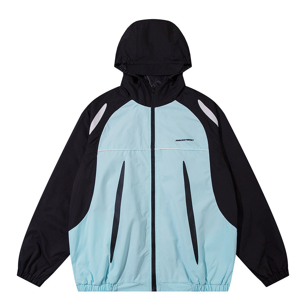 Men’s Sun-Protective Windbreaker – Lightweight UV-Blocking Wind Coat for Outdoor Activities LONDYN UPBRINGING