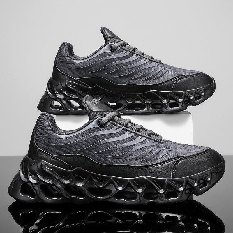 Men's Lace-up Chunky Sneakers | Thick-Sole Vulcanized Casual Shoe LONDYN UPBRINGING