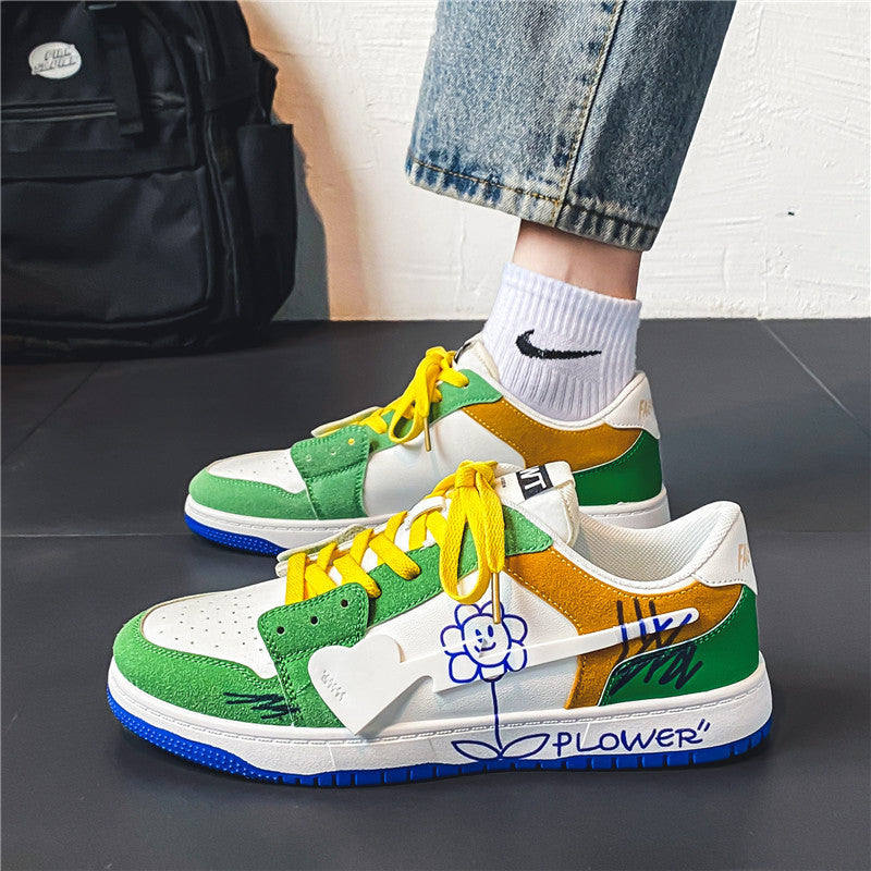 Men’s Fashionable & Versatile Graffiti Shoes – Trendy Streetwear Sneakers for Everyday Style LONDYN UPBRINGING