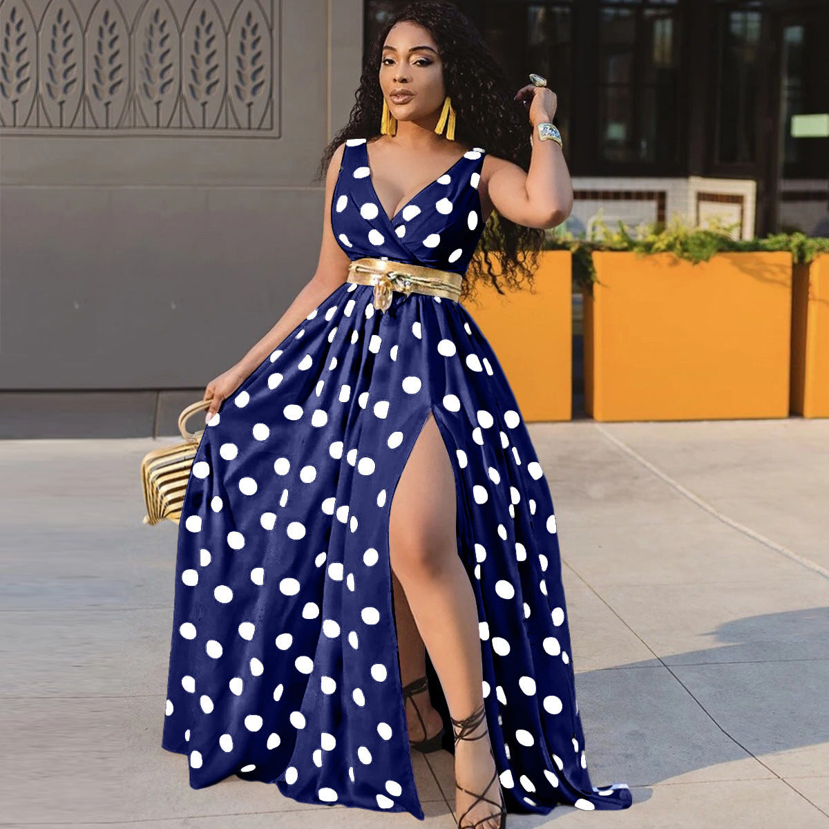 Women's Plus Size Club & Party Dresses: Sexy Belted Style LONDYN UPBRINGING