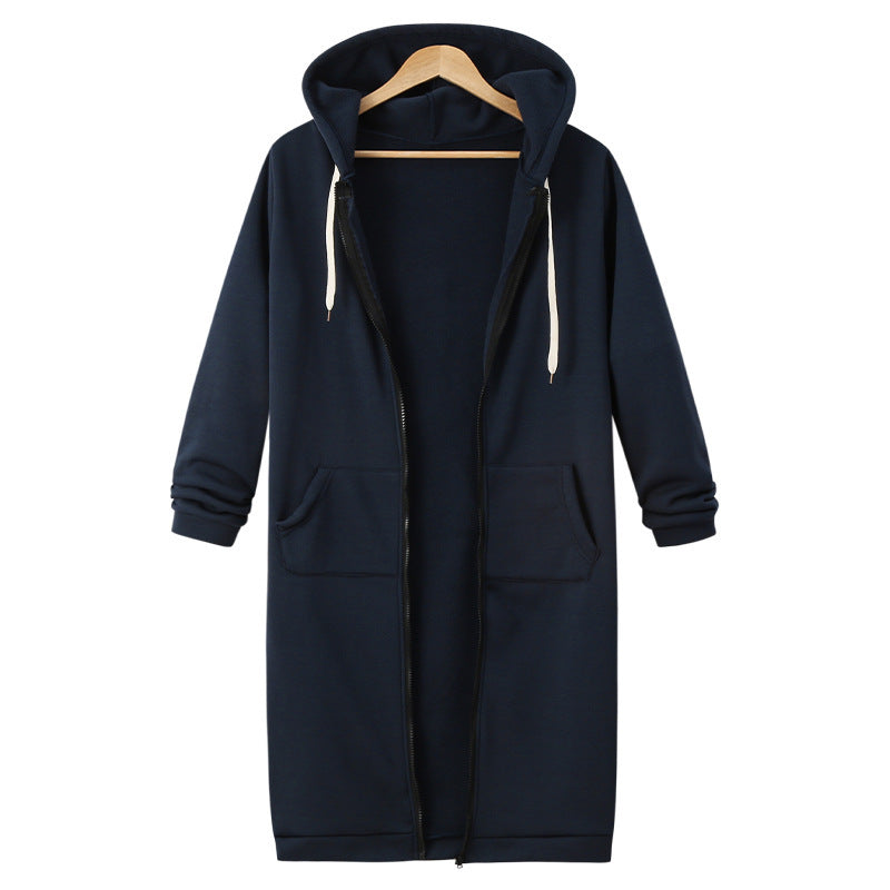 Women's Hooded Fleece Lined Long Cardigan Sweater Coat: Warm Winter Jacket LONDYN UPBRINGING