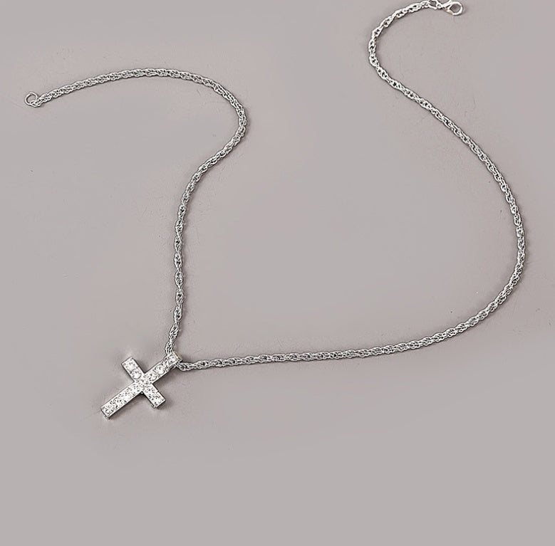Unisex Cross Chain Necklace | Heavy Rope Chain Punk Jewelry for Men & Women LONDYN UPBRINGING
