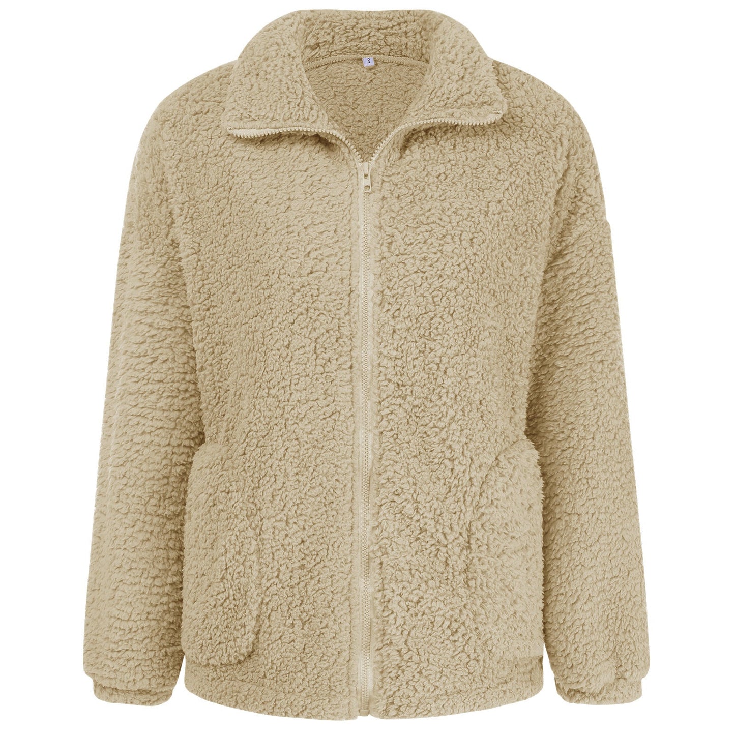 Women's Sherpa Fleece Lined Jacket – Fashionable & Warm Plush Winter Coat LONDYN UPBRINGING
