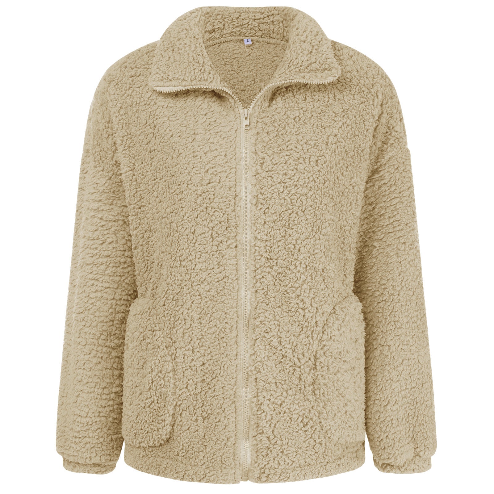 Women's Sherpa Fleece Lined Jacket – Fashionable & Warm Plush Winter Coat LONDYN UPBRINGING