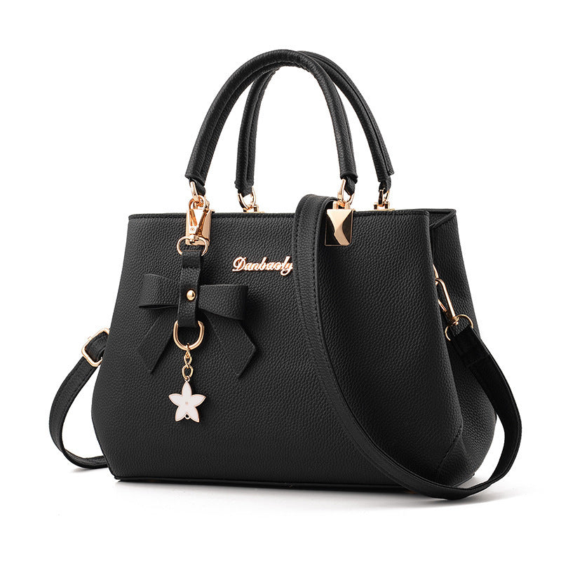 Women’s Shoulder Bag with Bowknot & Star Pendant – Cute Tote Handbag for Daily Use LONDYN UPBRINGING