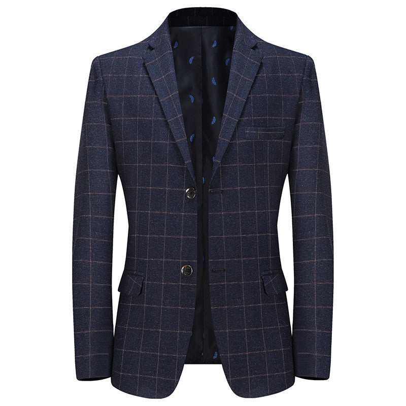 Men’s Plaid Leisure Suit – Stylish Coat & Pants Set for Modern Fashion and Comfort LONDYN UPBRINGING