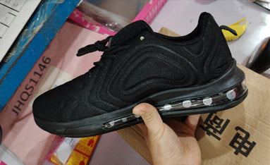 Men's Air Cushion Sneakers | Black Breathable Casual Running Shoes LONDYN UPBRINGING