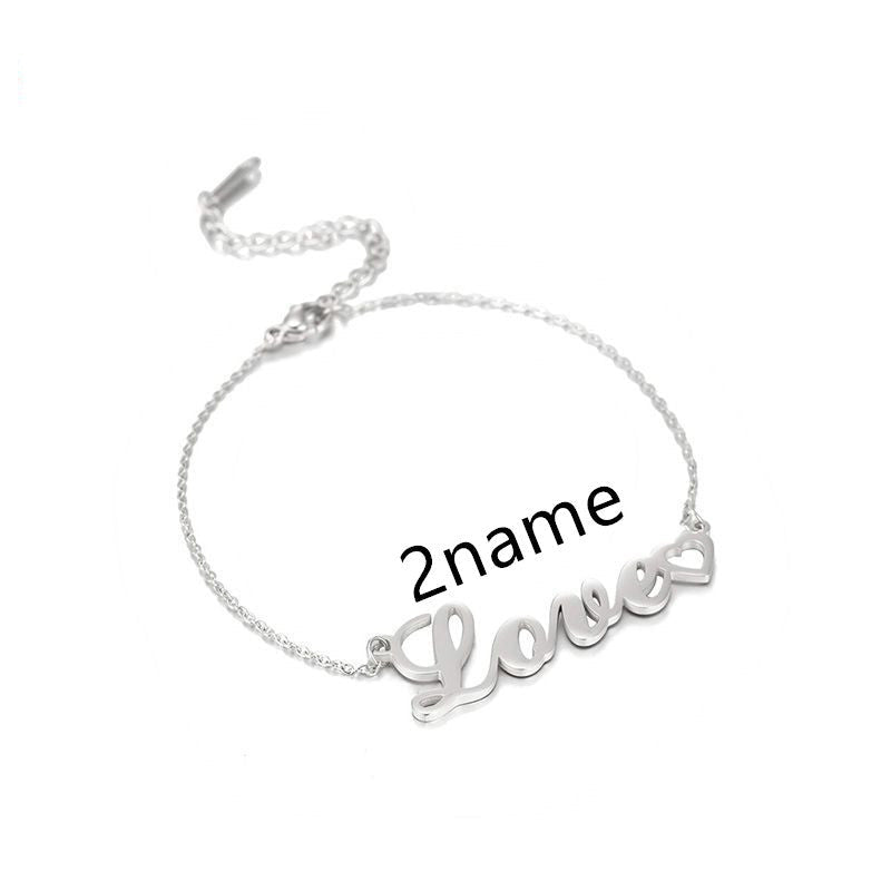 Personalized Name Bracelet: Custom Engraved Stainless Steel DIY Jewelry LONDYN UPBRINGING