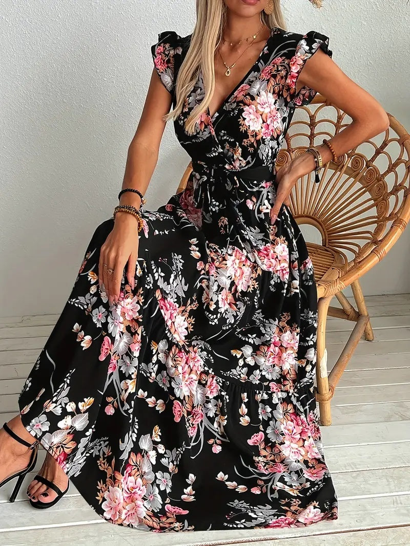 Women's Dresses: V-Neck, Floral Print & Fashion Styles LONDYN UPBRINGING