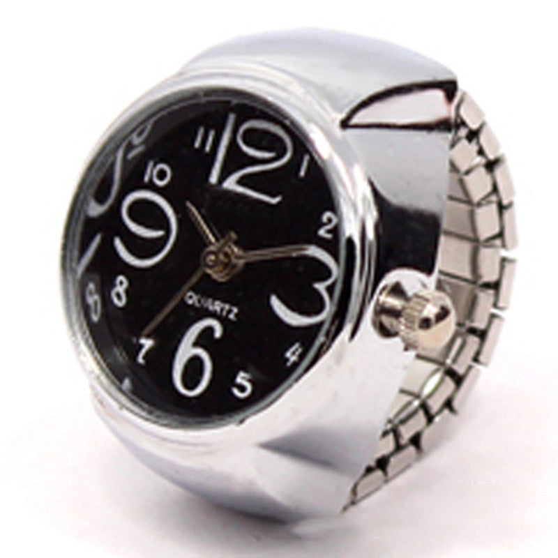 Personalized Ring Watch – Korean Fashion Alloy Silver Couple Watch for Men & Women LONDYN UPBRINGING