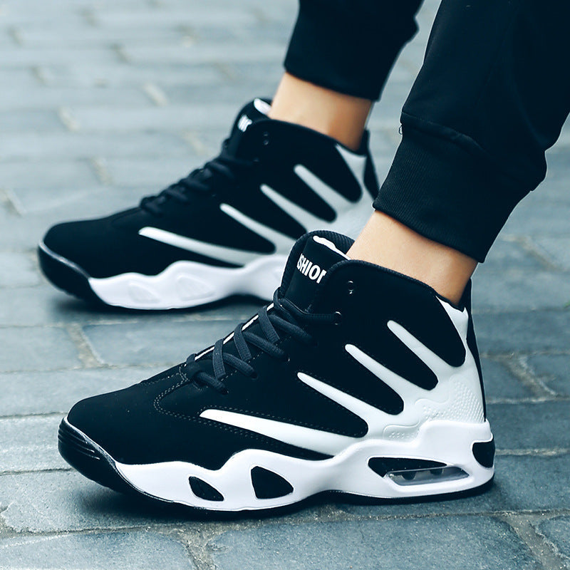 Men’s Air Cushion Basketball Shoes – Wear-Resistant High-Top Sneakers for Training and Everyday Play LONDYN UPBRINGING