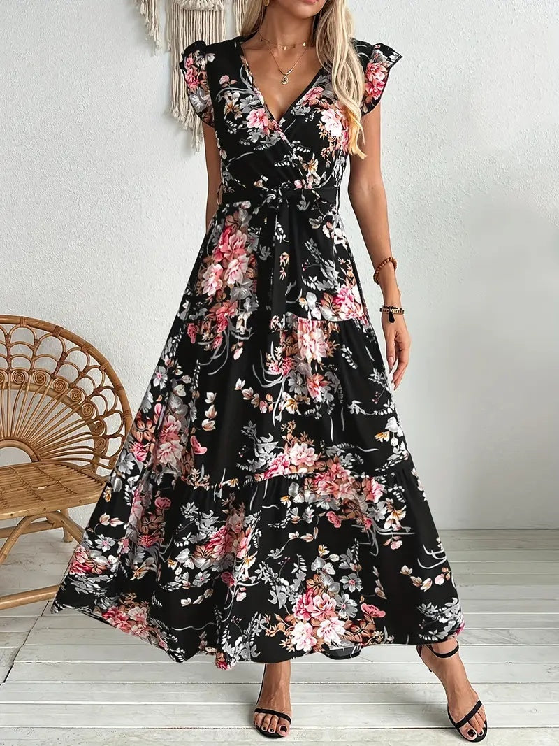Women's Dresses: V-Neck, Floral Print & Fashion Styles LONDYN UPBRINGING