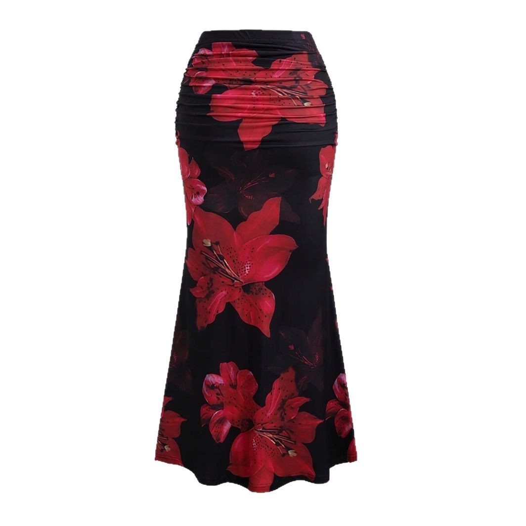 Flowy A-Line Maxi Skirt for Women: Perfect Long Leisure & Vacation Clothing LONDYN UPBRINGING