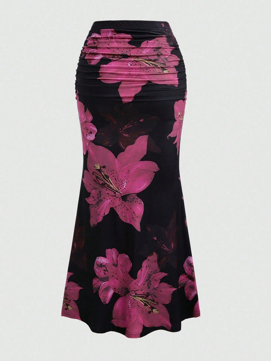 Flowy A-Line Maxi Skirt for Women: Perfect Long Leisure & Vacation Clothing LONDYN UPBRINGING