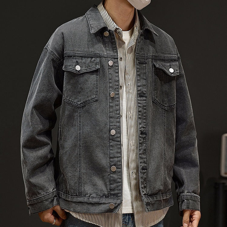 Men’s Denim Jacket – Casual Coat for Everyday Streetwear & Stylish Comfort LONDYN UPBRINGING