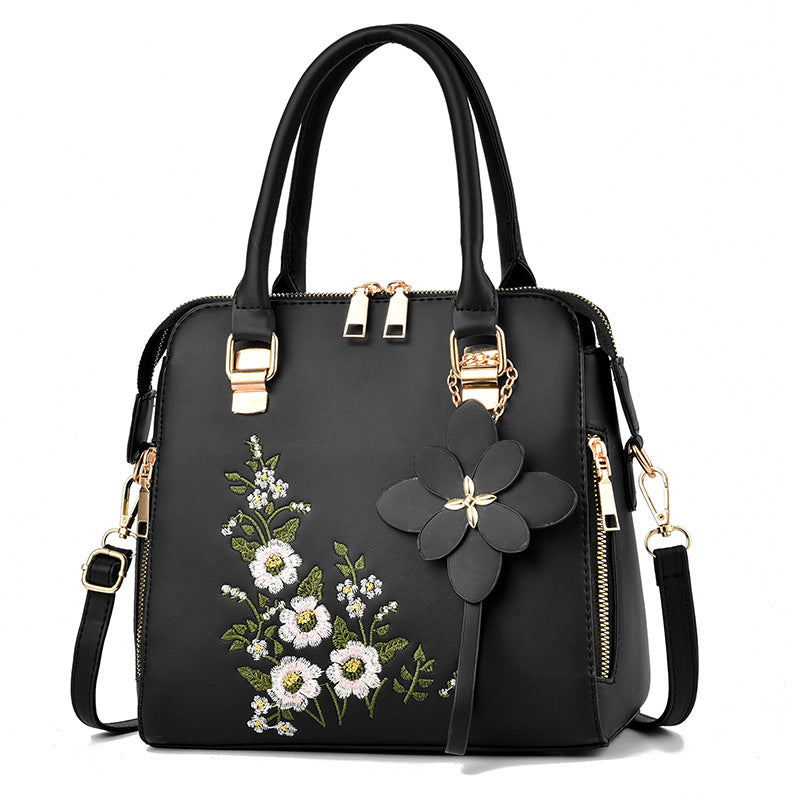 Fashion Floral Embroidered Handbag for Women – Elegant Shoulder & Messenger Bag LONDYN UPBRINGING