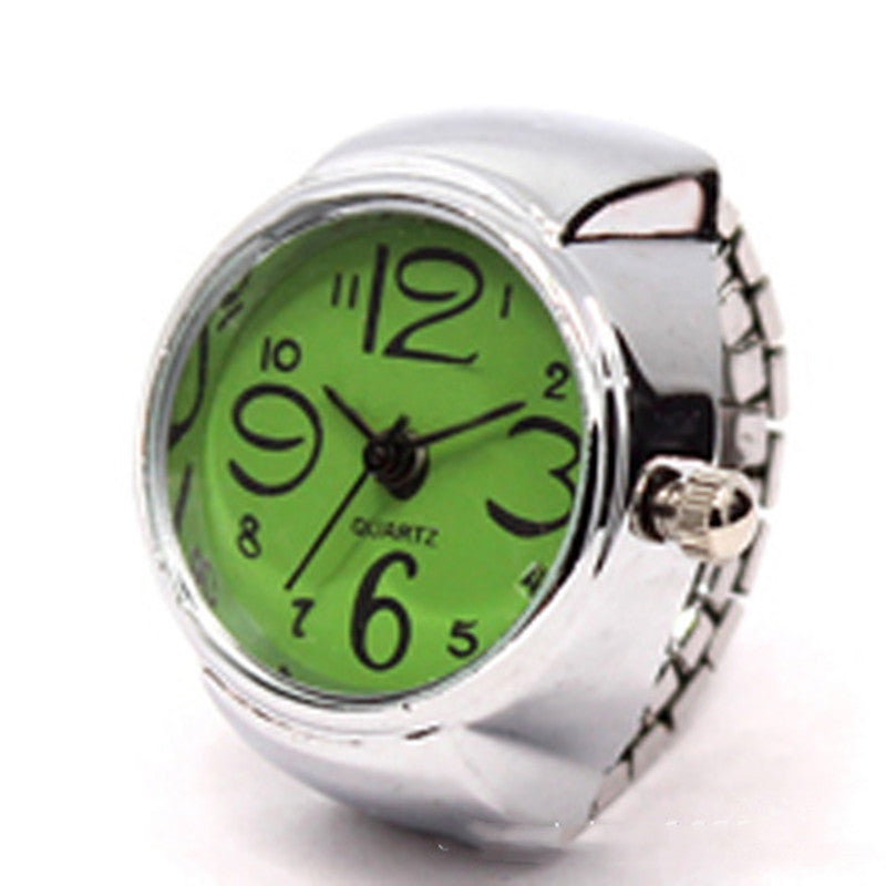Personalized Ring Watch – Korean Fashion Alloy Silver Couple Watch for Men & Women LONDYN UPBRINGING