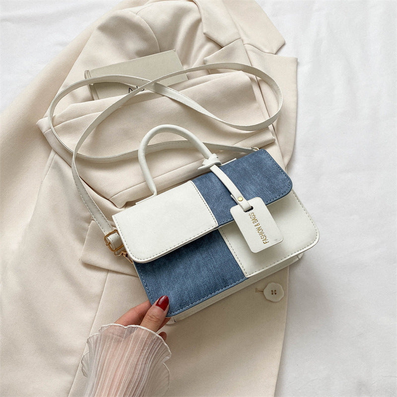 Popular Fashion Stitching Texture Shoulder Messenger Bag – Portable Handbag for Women LONDYN UPBRINGING