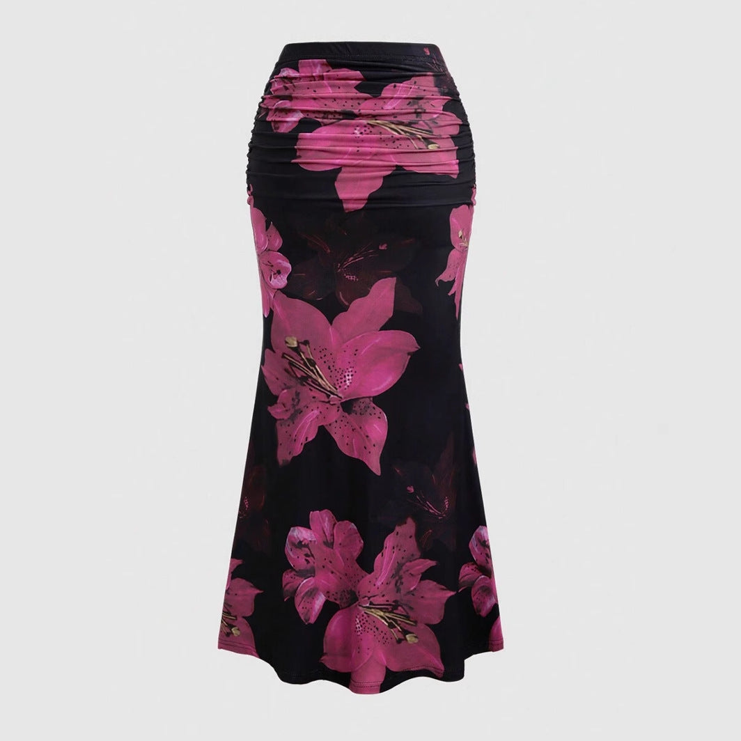 Flowy A-Line Maxi Skirt for Women: Perfect Long Leisure & Vacation Clothing LONDYN UPBRINGING