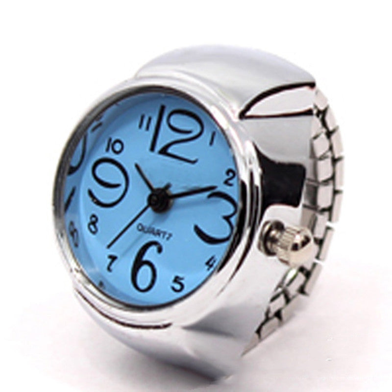 Personalized Ring Watch – Korean Fashion Alloy Silver Couple Watch for Men & Women LONDYN UPBRINGING