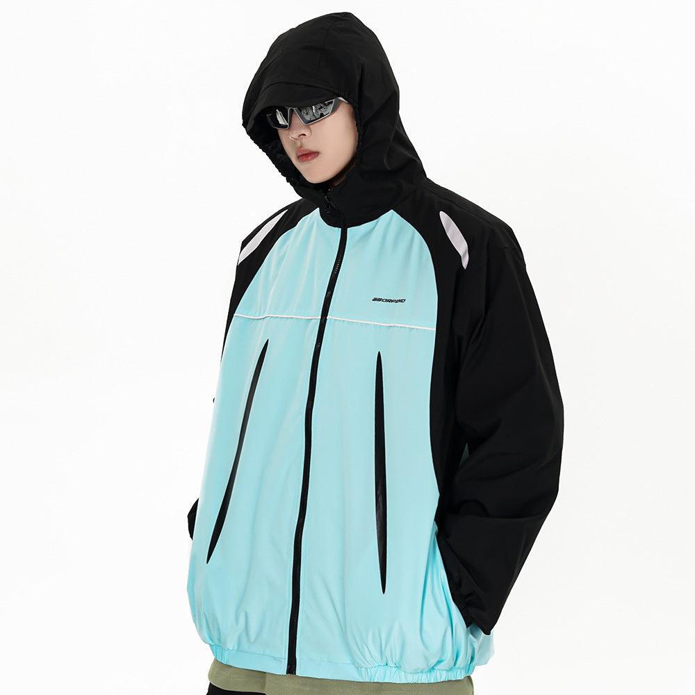 Men’s Sun-Protective Windbreaker – Lightweight UV-Blocking Wind Coat for Outdoor Activities LONDYN UPBRINGING