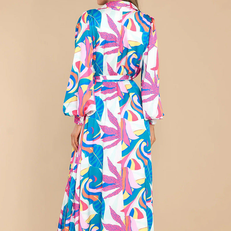 Women's Printed Polo Dresses: Long-Sleeved Styles LONDYN UPBRINGING