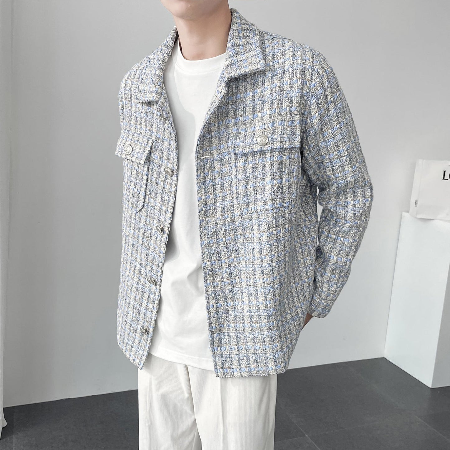 Men’s Small Fragrance Jacket – Loose Casual Coat for Modern & Effortless Style LONDYN UPBRINGING