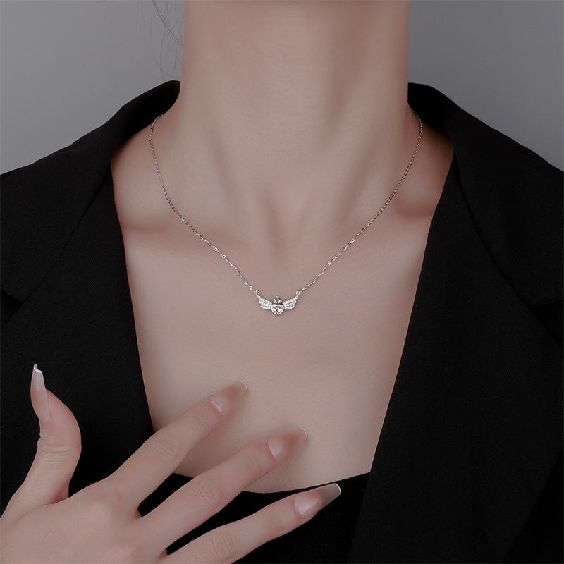 Creative Angel Wings, Crown & Love Pendant Necklace | Women's INS Style Fashion Jewelry LONDYN UPBRINGING