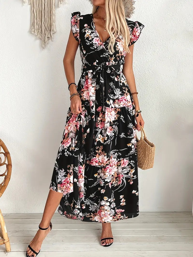 Women's Dresses: V-Neck, Floral Print & Fashion Styles LONDYN UPBRINGING