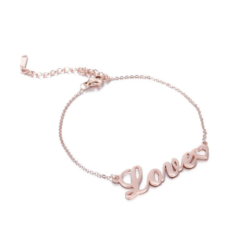 Personalized Name Bracelet: Custom Engraved Stainless Steel DIY Jewelry LONDYN UPBRINGING