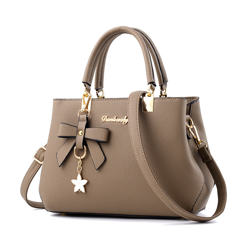 Women’s Shoulder Bag with Bowknot & Star Pendant – Cute Tote Handbag for Daily Use LONDYN UPBRINGING