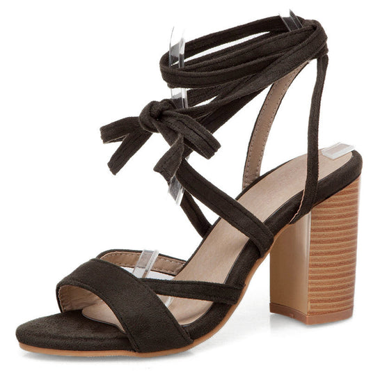 Women's Lace-Up High Heel Sandals: Strappy Gladiator & Ankle Wrap Heels LONDYN UPBRINGING