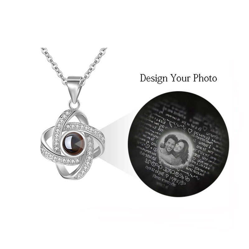 Original Nano Projection Pendant for Women | Secret Message Jewelry Anniversary Gift LONDYN UPBRINGING