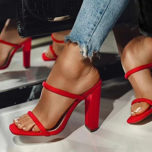 New Large Size High Heel Sandals for Women: Plus Size & Extended Width Dress Heels LONDYN UPBRINGING