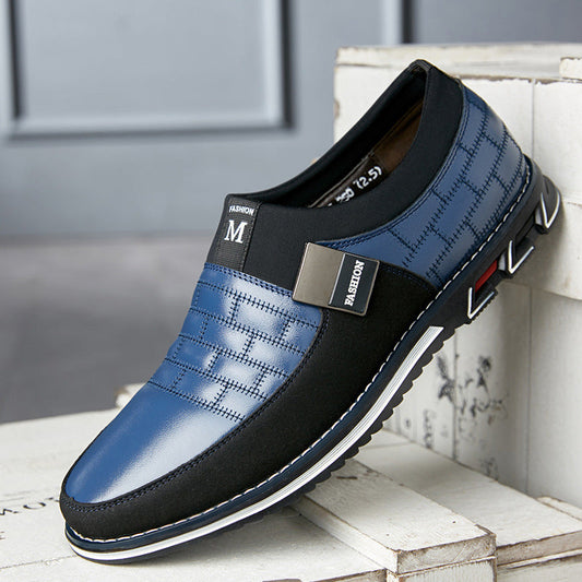 Men’s Large Size Leather Shoes – New Casual Leather Sneakers for Comfort & Everyday Style LONDYN UPBRINGING