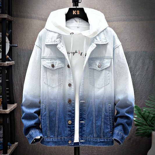 Men’s Loose Denim Jacket – Casual Student Jacket for Everyday Streetwear & Stylish Comfort LONDYN UPBRINGING