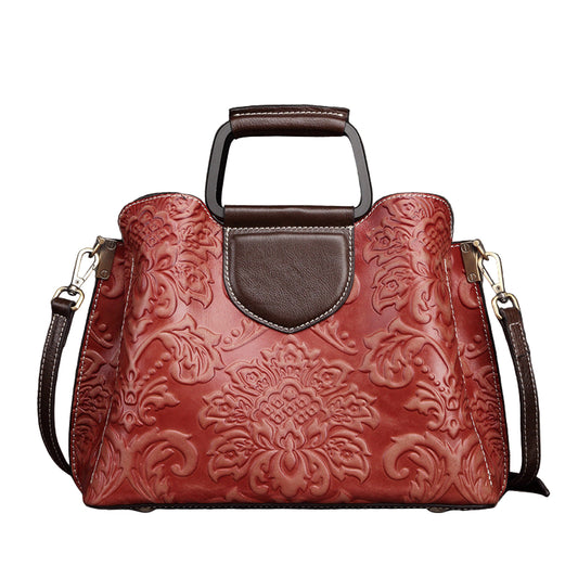 Genuine Leather Cowhide Handbag for Women – Fashion Messenger & Shoulder Bag LONDYN UPBRINGING