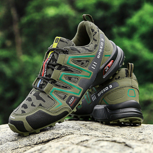 Men’s Hiking & Safety Shoes – Non-Slip Tactical Trekking Sneakers with Steel Toe | Durable Outdoor Climbing Footwear LONDYN UPBRINGING